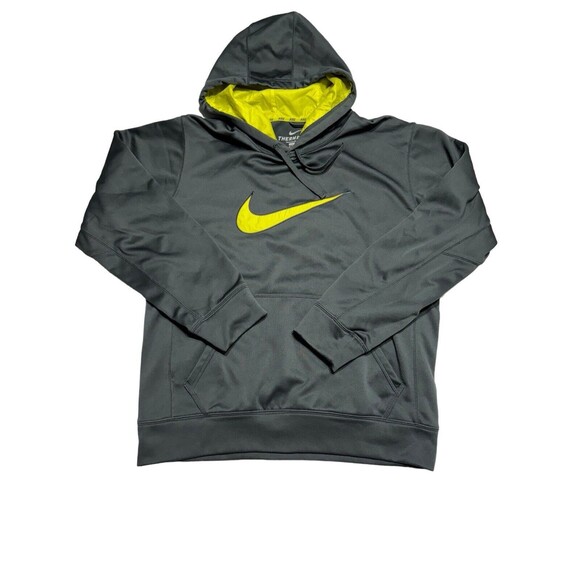Nike Therma-Fit Size Medium Men’s Long Sleeve Front Pocket Hooded Pullover - Picture 3 of 13